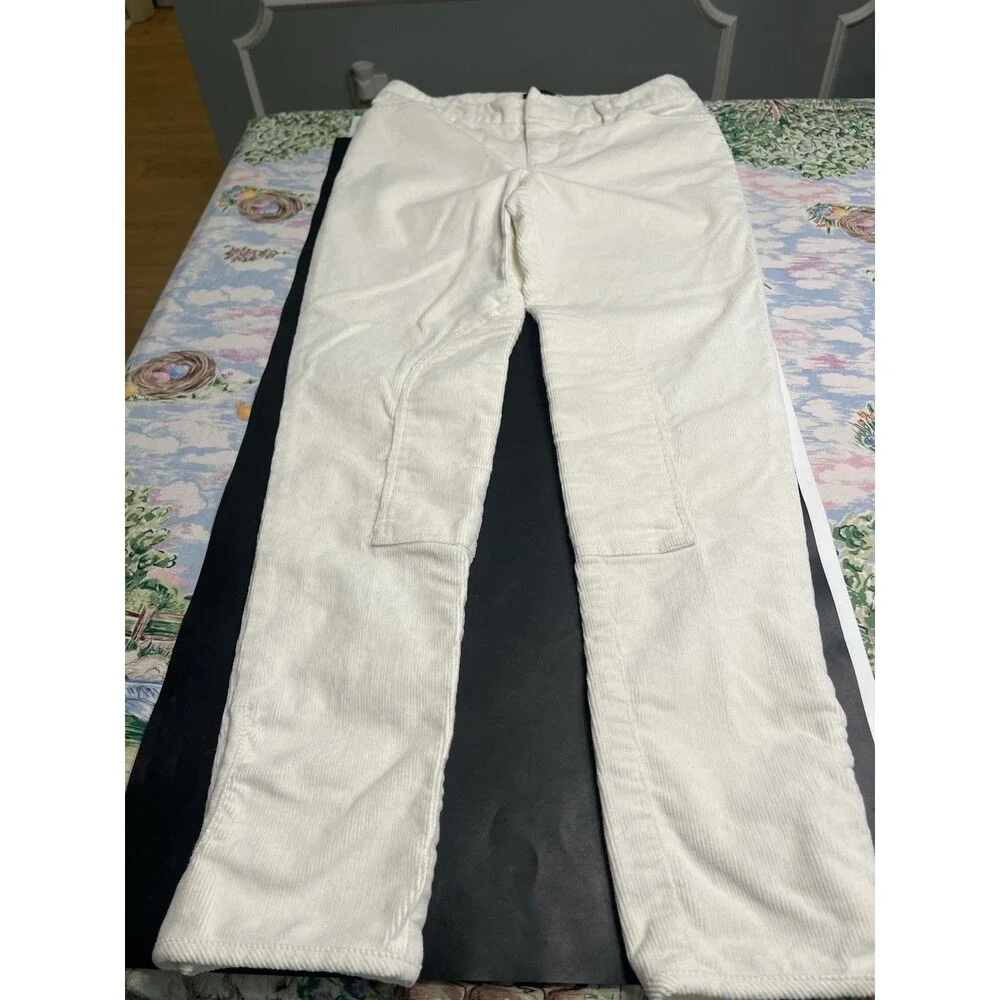 Ralph Lauren Ivory Corduroy Equestrian Pants Girls Sz 14